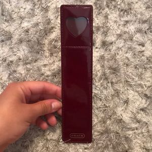 Coach Bookmark with photo window